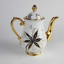 [458163900] Kaffeekanne klein Golddekor 0,55 L Hagemann Porzellan gebraucht - gut Bild 3