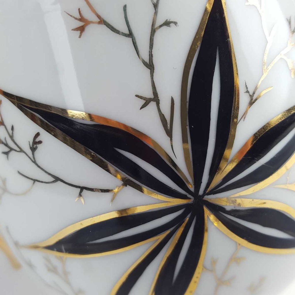 [458163900] Kaffeekanne klein Golddekor 0,55 L Hagemann Porzellan gebraucht - gut Bild 9