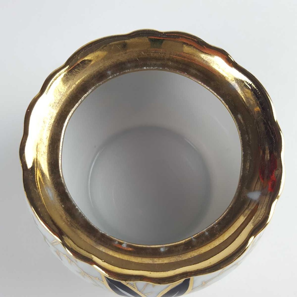 [458163901] Zuckerdose klein Golddekor 0,15 L 0,55 Hagemann Porzellan gebraucht - gut Bild 3