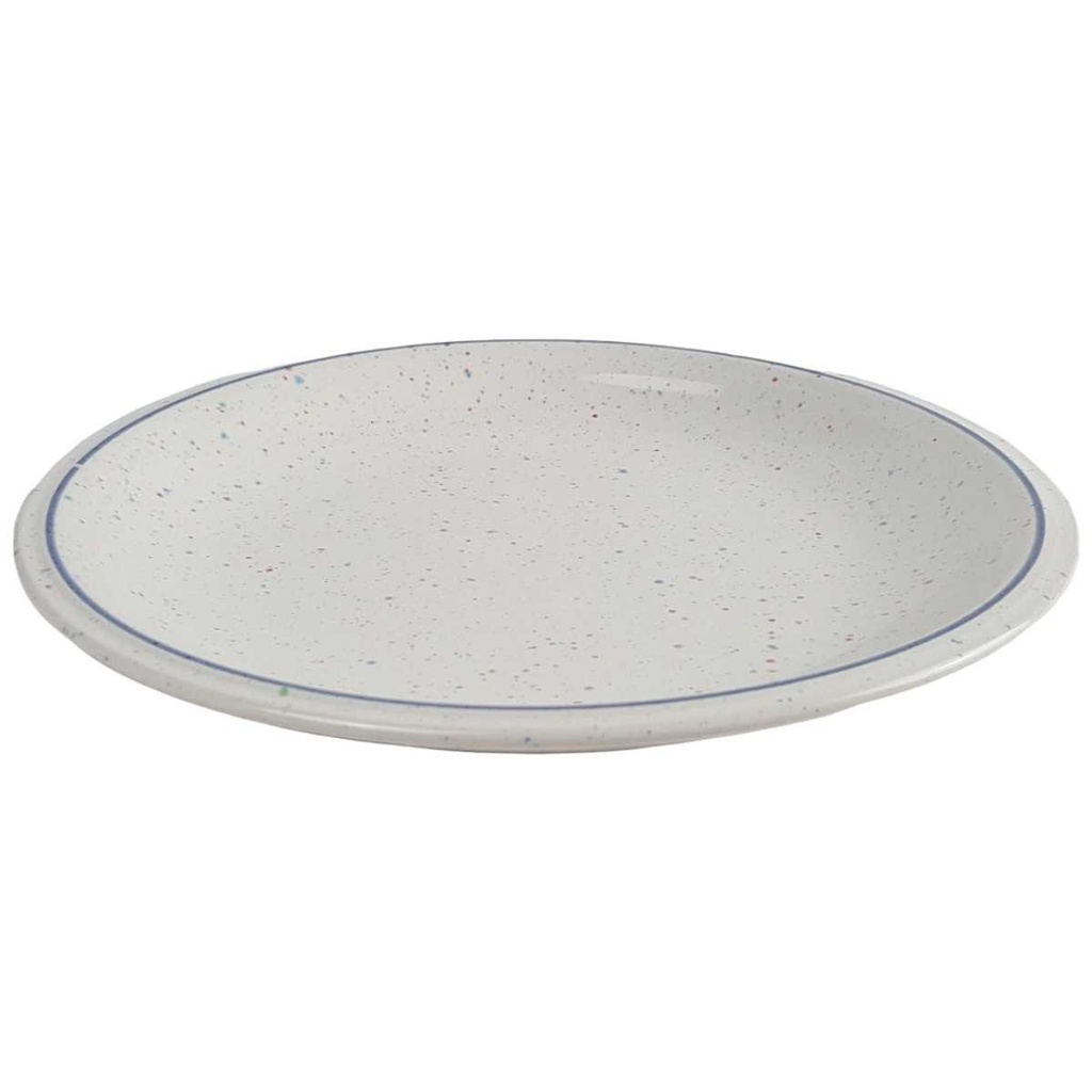 [458163903] Speiseteller Essteller 23 cm John Tams Banquet blauer Rand gebraucht - gut Bild 2