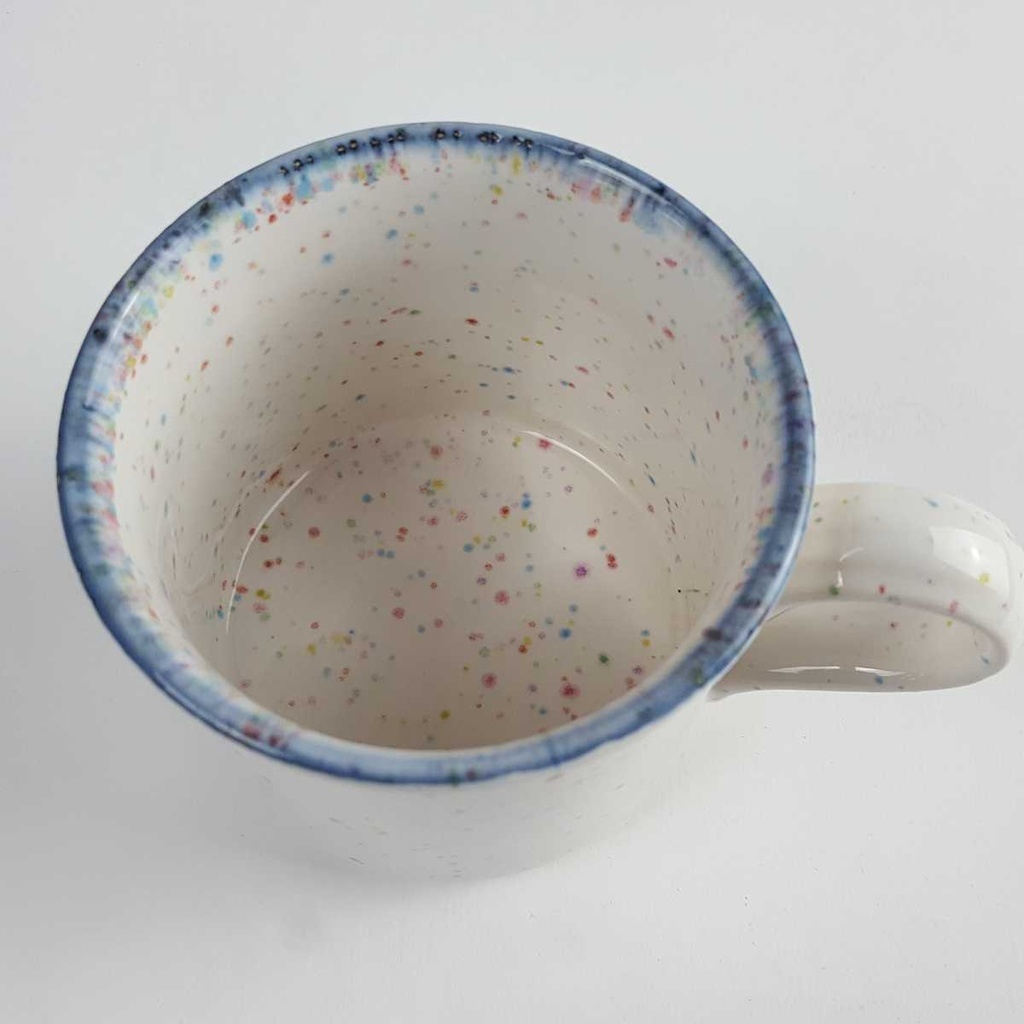 [458163907] Kaffeetasse 0,15 L John Tams Banquet blauer Rand gebraucht - sehr gut Bild 4