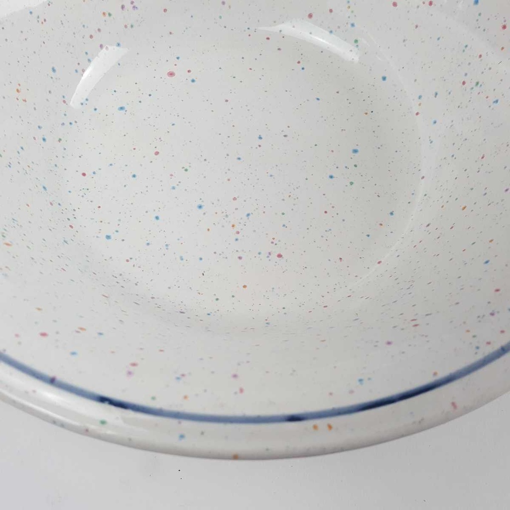 [458163908] Schüssel 22,8 cm John Tams Banquet blauer Rand gebraucht - gut Bild 3