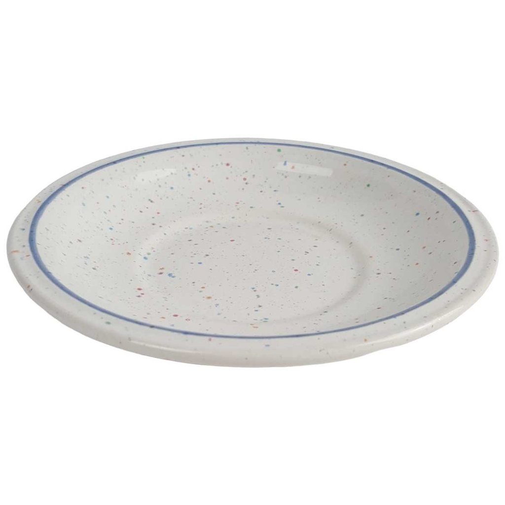 [458163909] Untertasse John Tams Banquet blauer Rand Bild 2