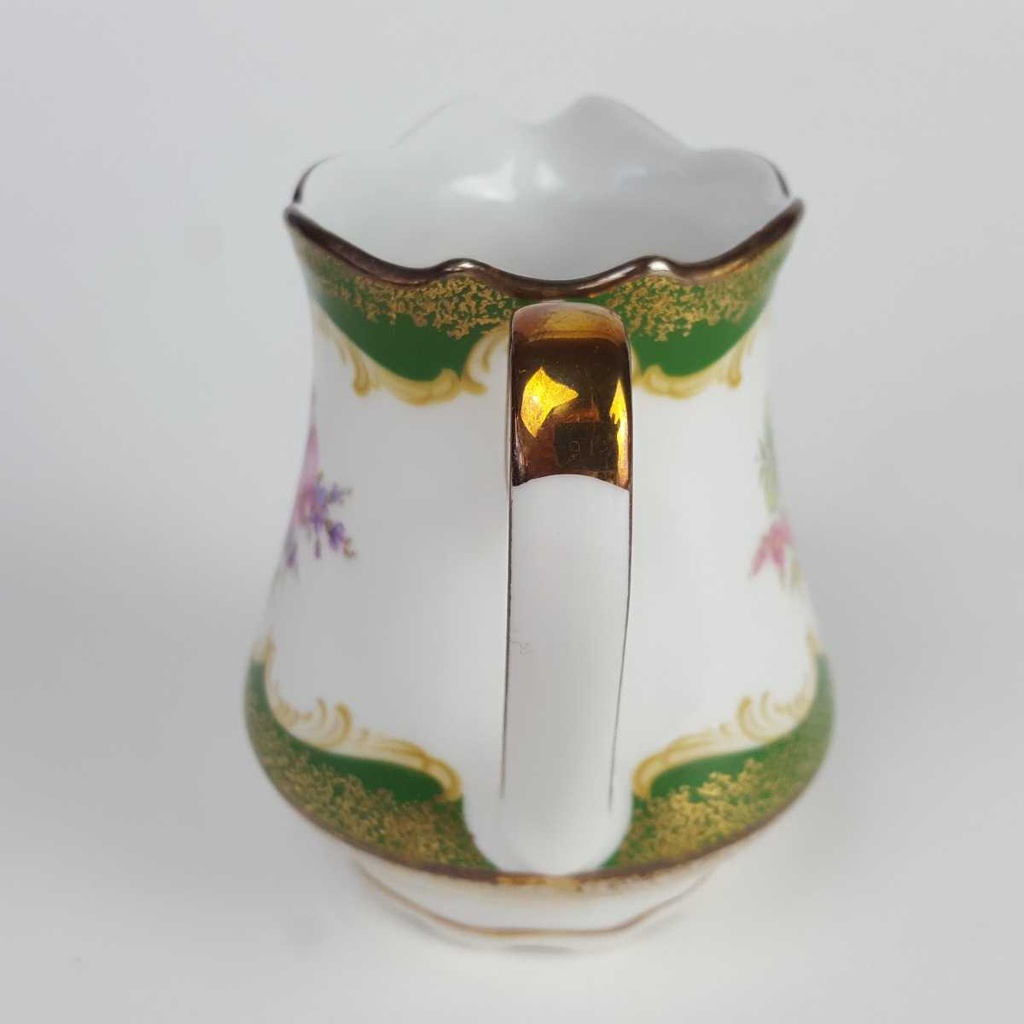 [458163911] Milchkännchen Goldrand 0,2 L Winterling Röslau Blumendekor Blumen gebraucht - gut Bild 4