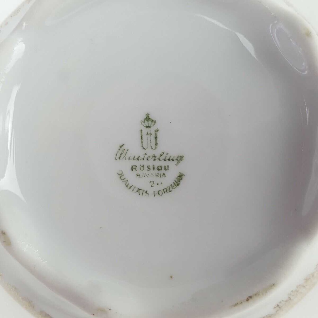 [458163912] Zuckerdose Goldrand 0,2 L Winterling Röslau Blumendekor Blumen gebraucht - gut Bild 5