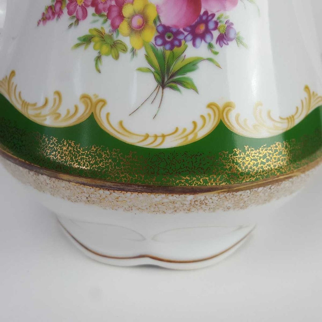 [458163913] Kaffeekanne Goldrand 1,5 L Winterling Röslau Blumendekor Blumen gebraucht - gut Bild 8