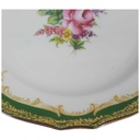 [458163914] Kuchenteller Dessertteller Goldrand 19,5 cm Winterling Röslau Blumendekor Blumen gebraucht - gut Bild 2
