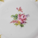 [458163914] Kuchenteller Dessertteller Goldrand 19,5 cm Winterling Röslau Blumendekor Blumen gebraucht - gut Bild 3