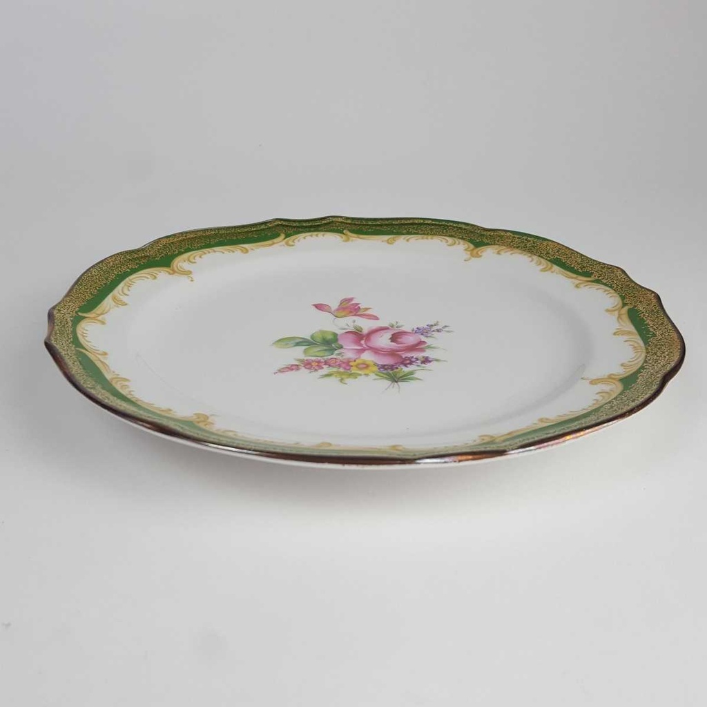 [458163914] Kuchenteller Dessertteller Goldrand 19,5 cm Winterling Röslau Blumendekor Blumen gebraucht - gut Bild 4
