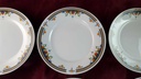 [2119131] 6er Set Kuchenteller Dessertteller Frühstücksteller 19,5 cm China Pearl Bunte Blumen gebraucht - gut Bild 3
