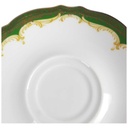 [458164152] Untertasse Goldrand 14,7 cm Winterling Röslau Blumendekor Blumen gebraucht - gut Bild 2
