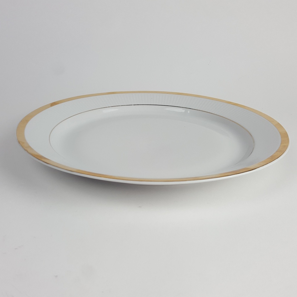 [458164155] Speiseteller Goldrand 24,2 cm Chodziez gebraucht - gut Bild 2