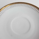 [458164157] Untertasse Goldrand 14,9 cm Winterling Kirchenlamitz grau Dekor gebraucht - gut Bild 3