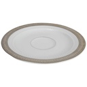 [458164159] Untertasse Unterteller 14,7 cm Eschenbach Venedig Perlrand Platinrand Bavaria gebraucht - gut Bild 2