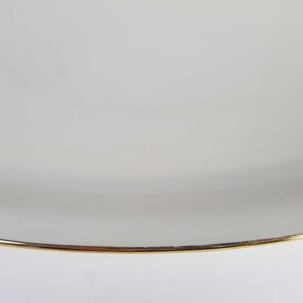 [458164162] Servierplatte Fleischplatte Goldrand 31,9x20,4 cm Eschenbach Alte Formen gebraucht - gut Bild 3