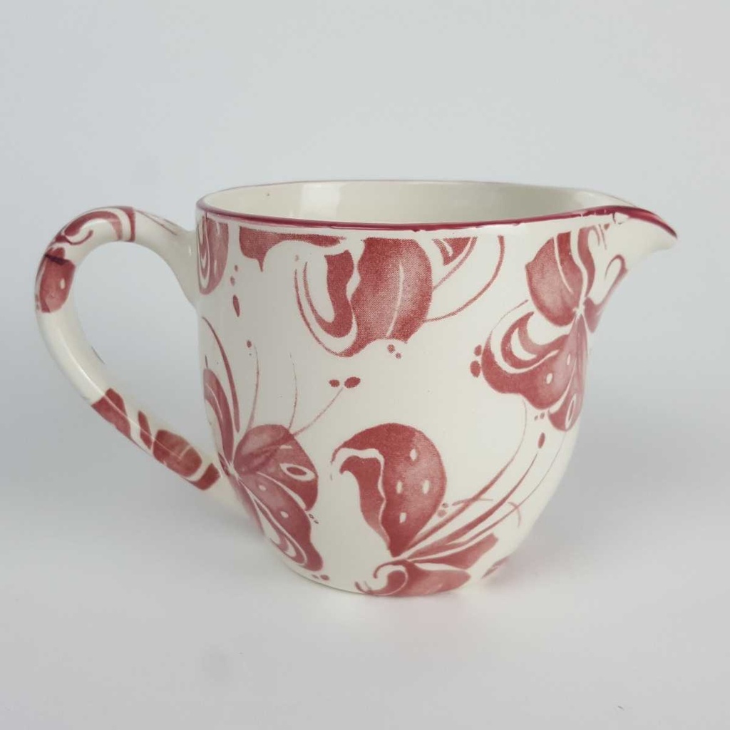 [458164163] Milchkännchen ohne Stempel 0,25 L Grindley English Bonapart Rot gebraucht - sehr gut Bild 3
