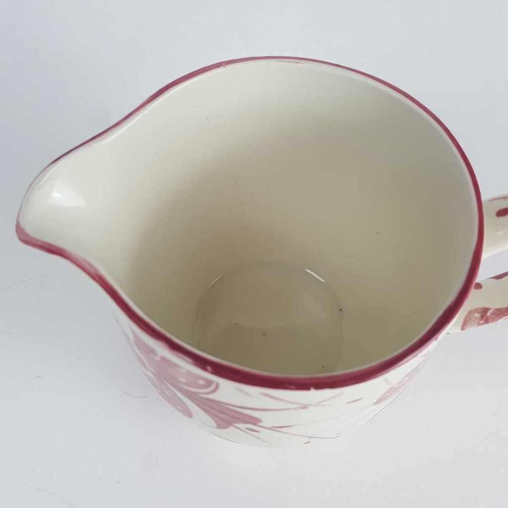 [458164163] Milchkännchen ohne Stempel 0,25 L Grindley English Bonapart Rot gebraucht - sehr gut Bild 5