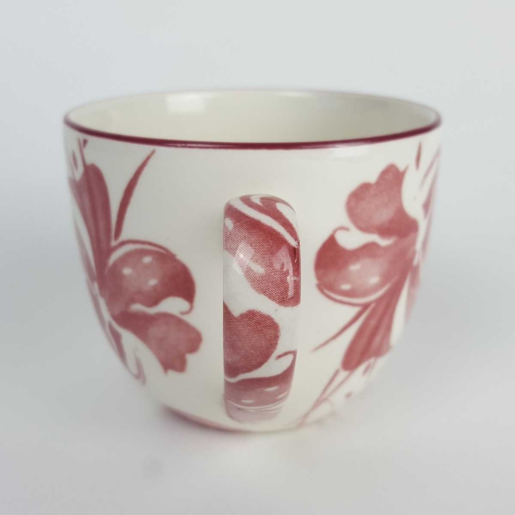 [458164164] Kaffeetasse ohne Stempel 0,2 L Grindley English Bonapart Rot gebraucht - gut Bild 4