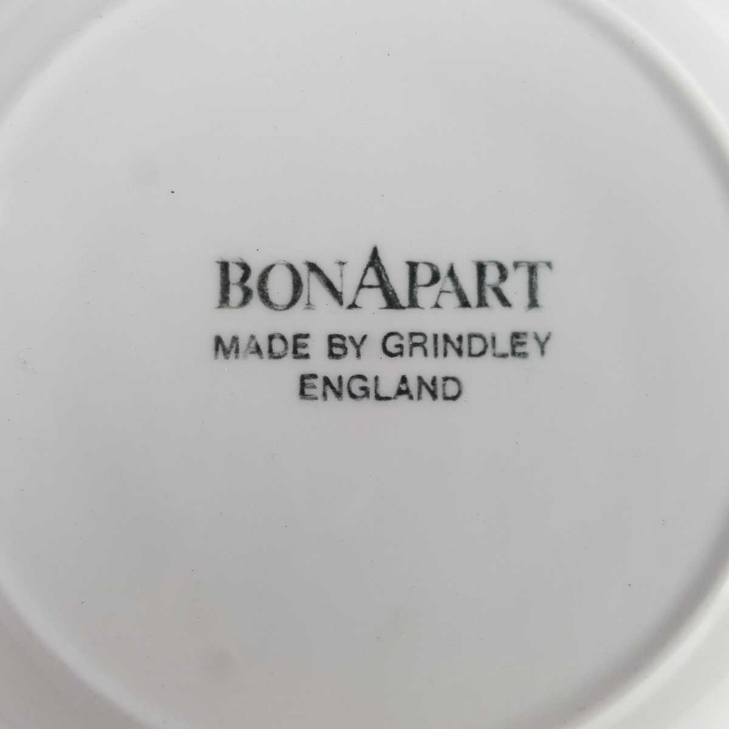 [458164165] Untertasse mit Stempel 14,9 cm Grindley English Bonapart Rot gebraucht - gut Bild 4