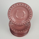 [2119133] 8er Set Keramik Blumendekor altrose Untertassen D 15,2 cm Bild 2