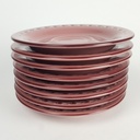[2119133] 8er Set Keramik Blumendekor altrose Untertassen D 15,2 cm Bild 3