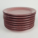 [2119134] 8er Set Keramik Blumendekor altrose Kuchenteller D 19 cm Bild 3