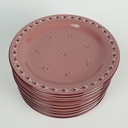 [2119134] 8er Set Keramik Blumendekor altrose Kuchenteller D 19 cm Bild 4