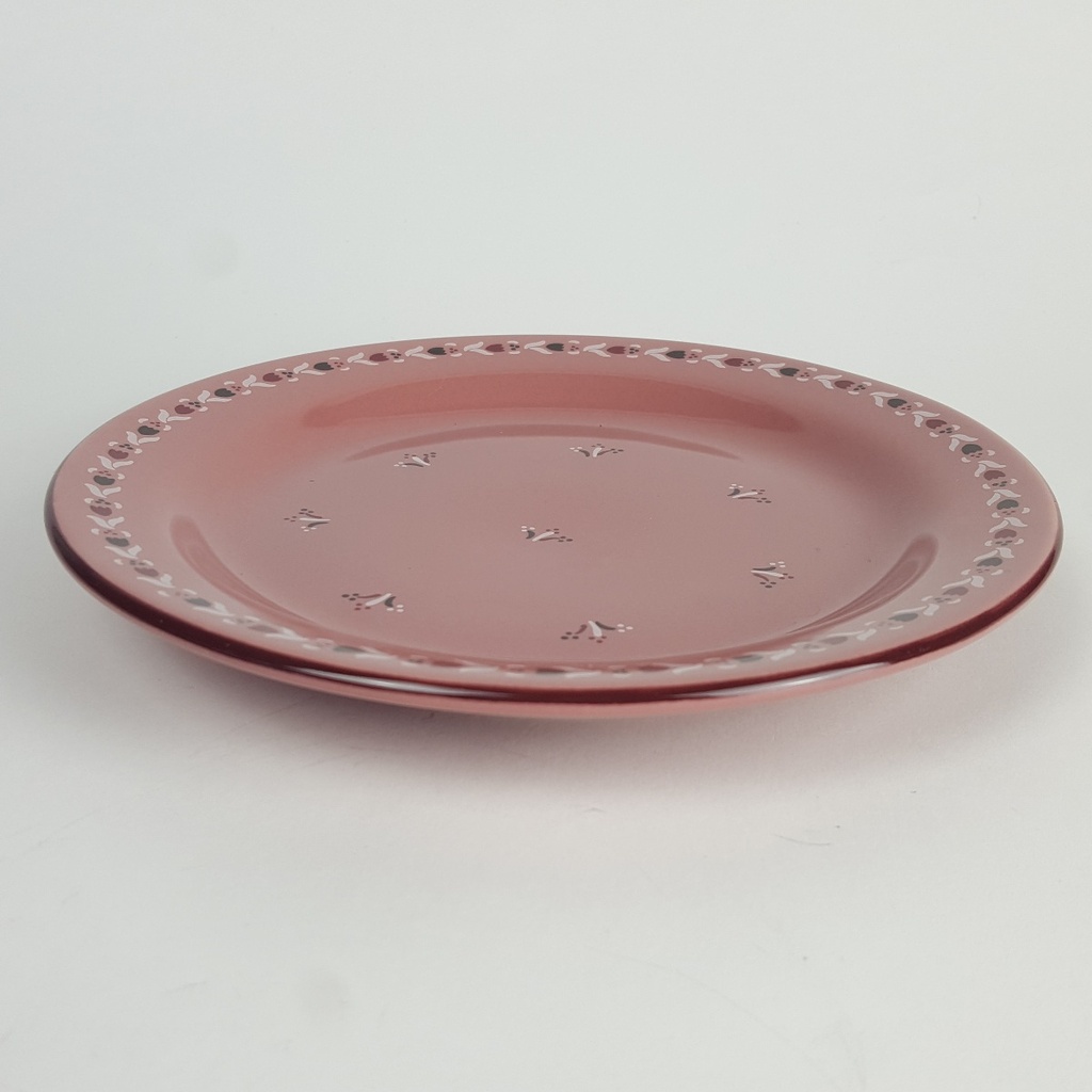 [2119134] 8er Set Keramik Blumendekor altrose Kuchenteller D 19 cm Bild 6