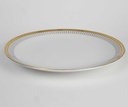 [458164175] Kuchenteller Dessertteller Goldrand 19,5 cm Winterling Kirchenlamitz grau Dekor gebraucht - gut Bild 2