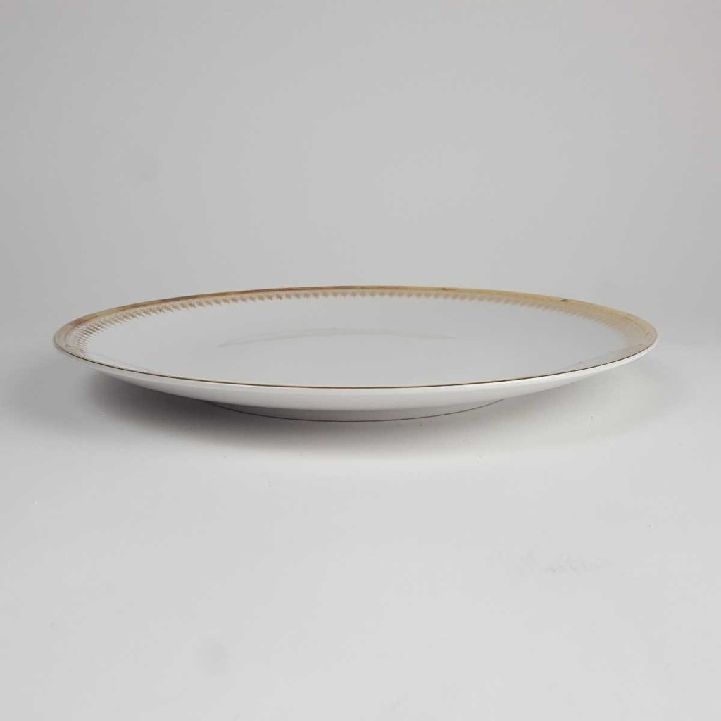 [2119137] 5er Set Speiseteller Essteller Goldrand Golddekor 24,2 cm Winterling Kirchenlamitz gebraucht - gut Bild 5