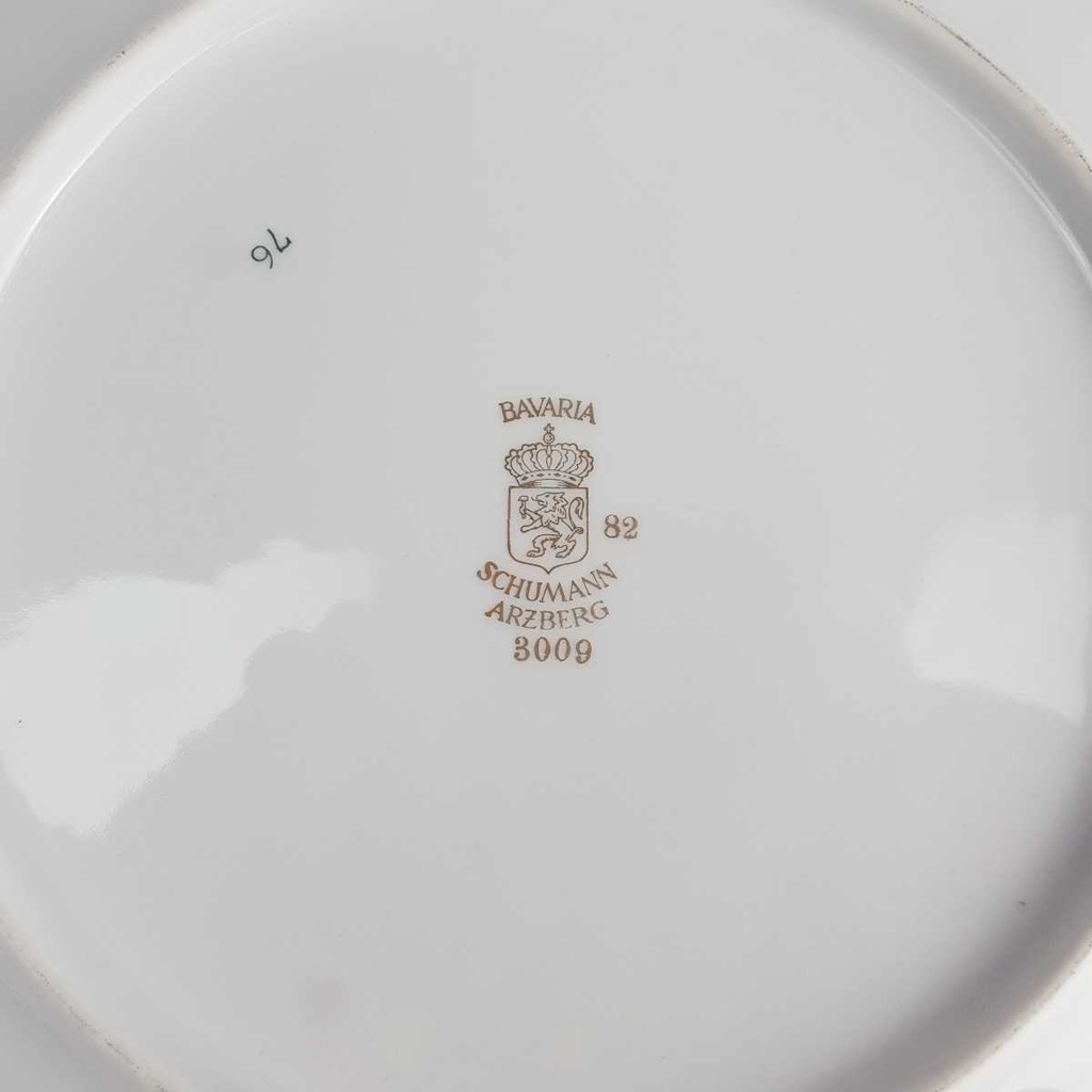 [2119138] 6er Set Speiseteller Essteller 24 cm Schumann Arzberg Form 3009 gebraucht - gut Bild 8
