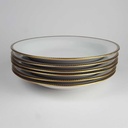 [2119140] 6er Set Suppenteller 23 cm Schumann Arzberg Form 3009 gebraucht - gut Bild 3