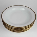 [2119140] 6er Set Suppenteller 23 cm Schumann Arzberg Form 3009 gebraucht - gut Bild 4