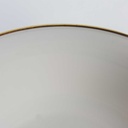 [458164191] Schüssel Goldrand 23,9 cm Bavaria Germany Elfenbein Porzellan Beige gebraucht - gut Bild 3