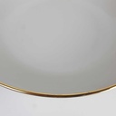 [458164192] Schüssel Goldrand 23,4 cm Winterling elfenbein Beige gebraucht - gut Bild 3