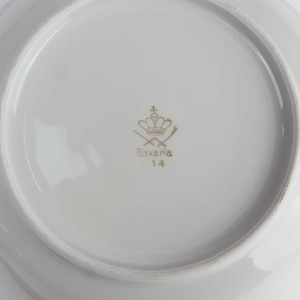 [458164192] Schüssel Goldrand 23,4 cm Winterling elfenbein Beige gebraucht - gut Bild 5