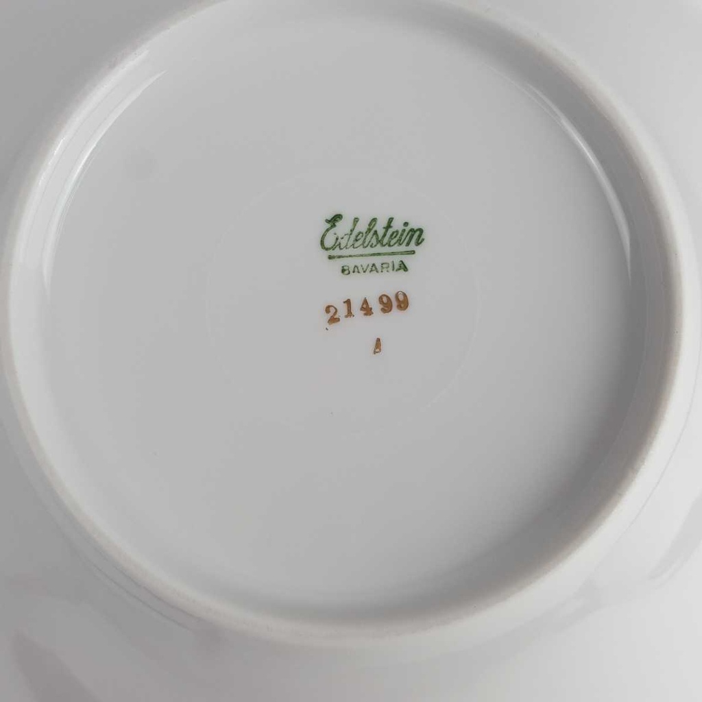 [458164194] Schüssel Goldrand 22,3 cm Edelstein Bavaria Grauband 21499 gebraucht - gut Bild 4