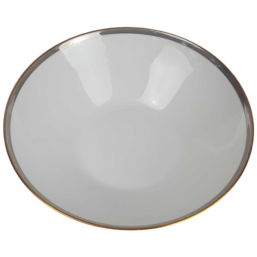 [458164196] Schüssel Goldrand 25 cm Edelstein Bavaria Grauband 21499 gebraucht - gut Bild 2