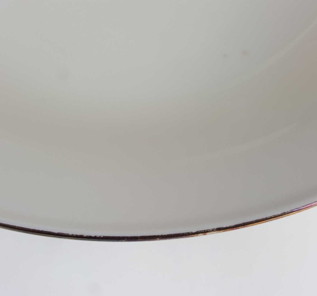 [2119142] 2er Set Schüssel Goldrand 25,1 cm und 23,3 Tirschenreuth Bavaria gebraucht - gut Bild 3