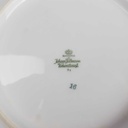 [458164200] Schüssel Goldrand Golddekor 25,7 cm Seltmann Weiden Vohenstrauß Weiß gebraucht - gut Bild 5