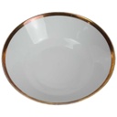 [458164204] Schüssel Goldrand 20,8 cm Hutschenreuther Arzberg Form 2769 weiß gebraucht - gut Bild 2