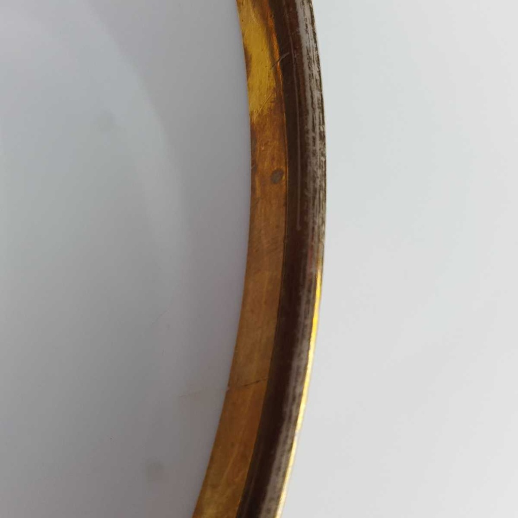 [458164204] Schüssel Goldrand 20,8 cm Hutschenreuther Arzberg Form 2769 weiß gebraucht - gut Bild 4