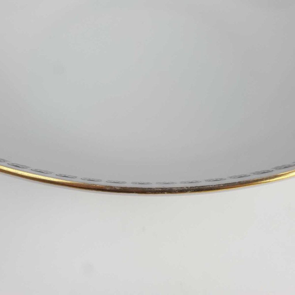 [458164206] Schüssel 23,2 cm Retsch Wunsiedel Form 4406 schwarz gold Dekor gebraucht - gut Bild 3