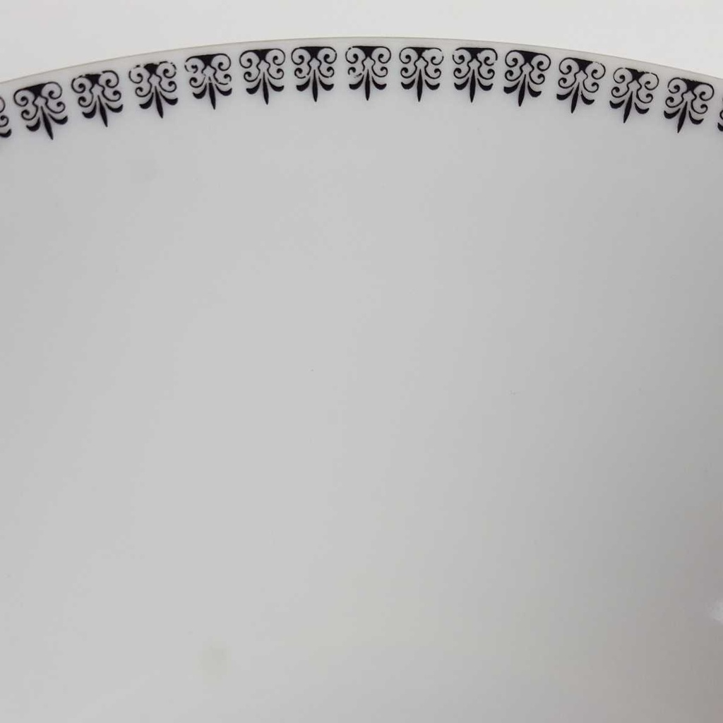 [458164206] Schüssel 23,2 cm Retsch Wunsiedel Form 4406 schwarz gold Dekor gebraucht - gut Bild 4