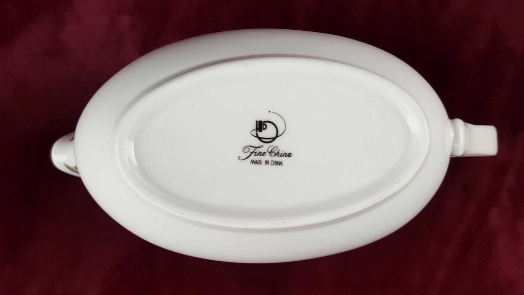 [45816421] Sauciere China Pearl Bunte Blumen gebraucht - gut Bild 7