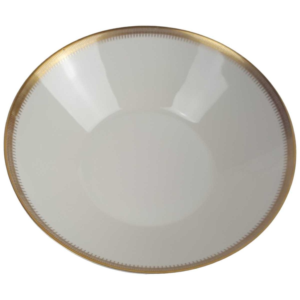 [458164210] Schüssel Goldrand Golddekor 23,8 cm Seltmann Weiden Vohenstrauß elfenbein gebraucht - gut Bild 2