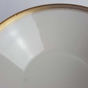 [458164210] Schüssel Goldrand Golddekor 23,8 cm Seltmann Weiden Vohenstrauß elfenbein gebraucht - gut Bild 3