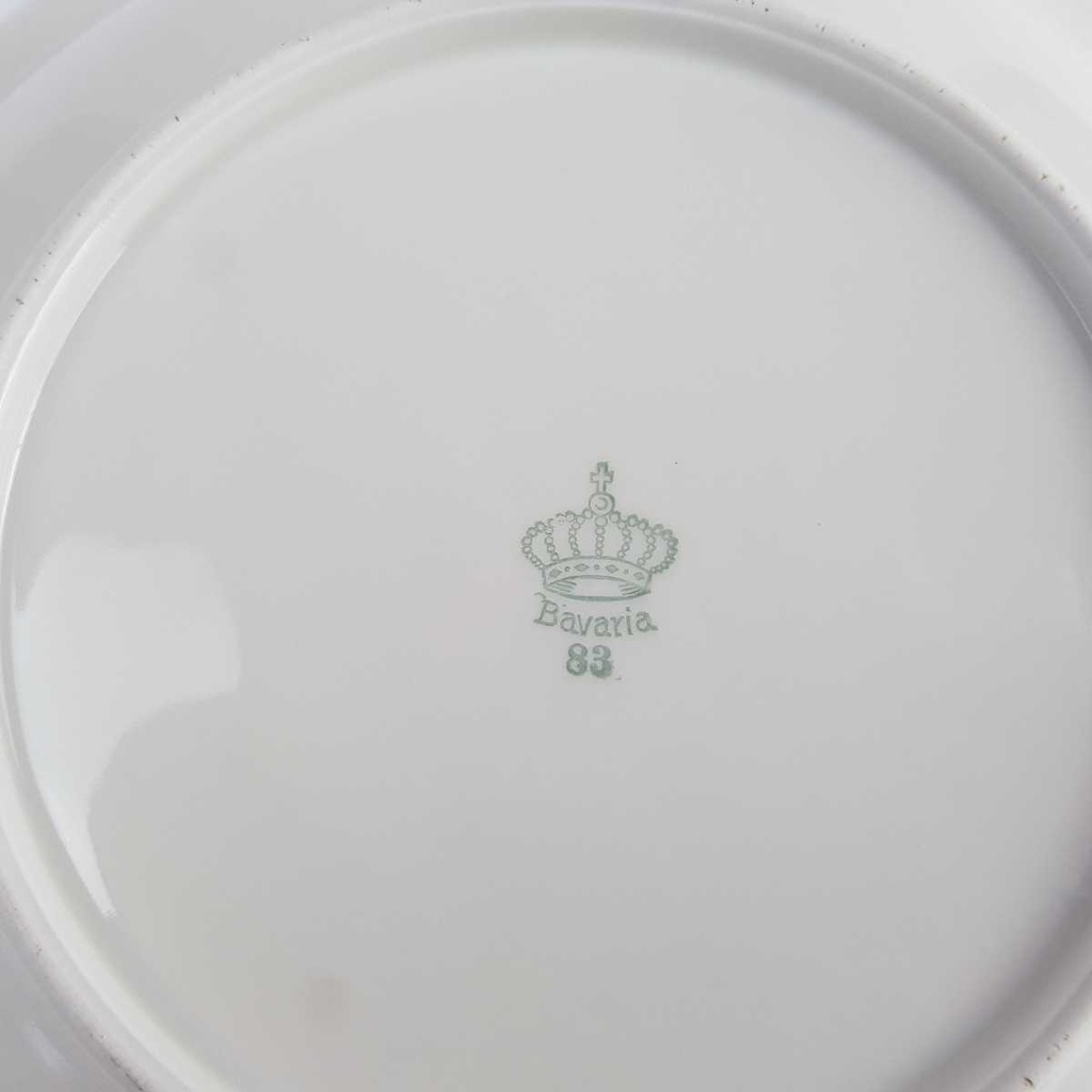 [458164211] Schüssel Goldrand Golddekor 24 cm Schumann Arzberg Blumen gebraucht - gut Bild 5