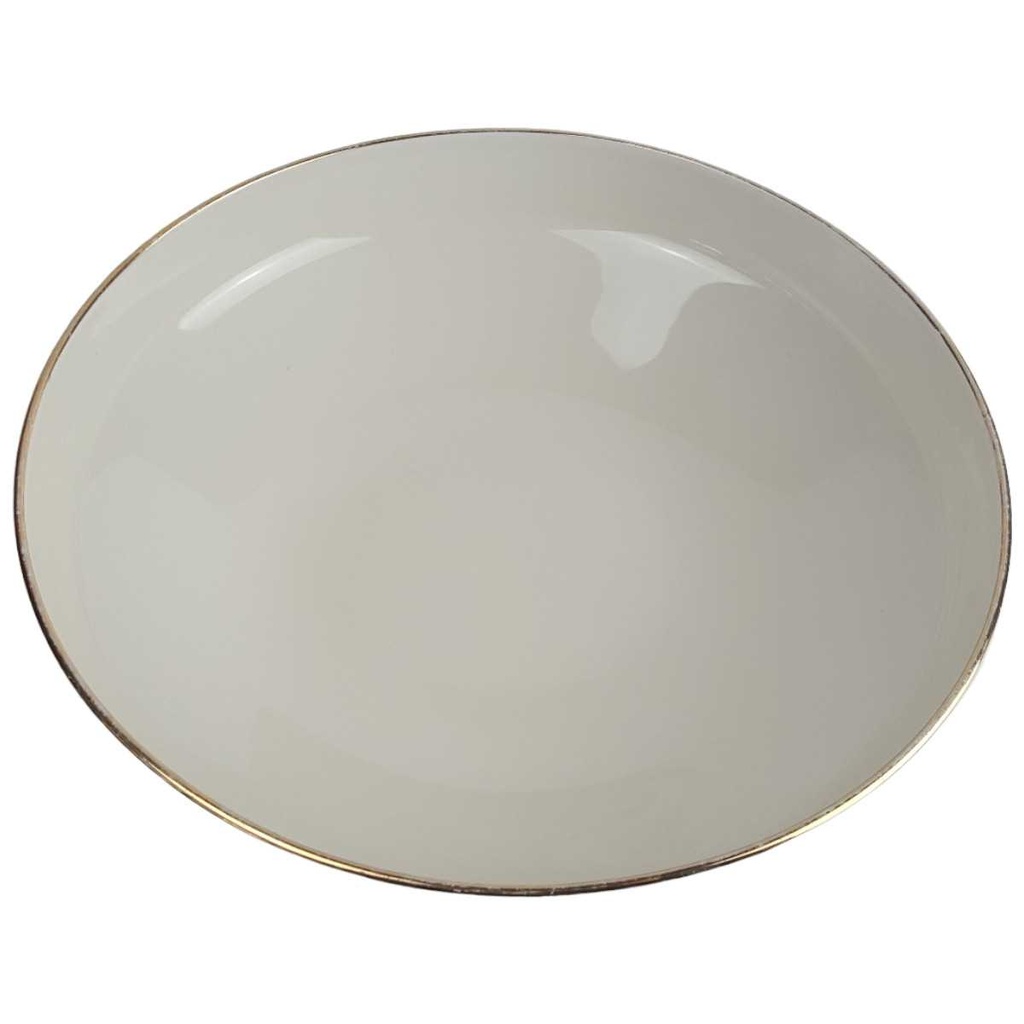 [458164213] Schüssel Goldrand 22,8 cm Zeh Scherzer Form 09773 Elfenbein Beige gebraucht - gut Bild 2