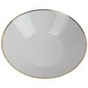 [458164214] Schüssel Goldrand Golddekor 24 cm Seltmann Weiden Vohenstrauß Weiß gebraucht - gut Bild 2